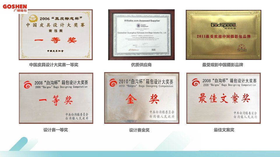 Design Awards and Industry Recognition - original document, retained without alteration