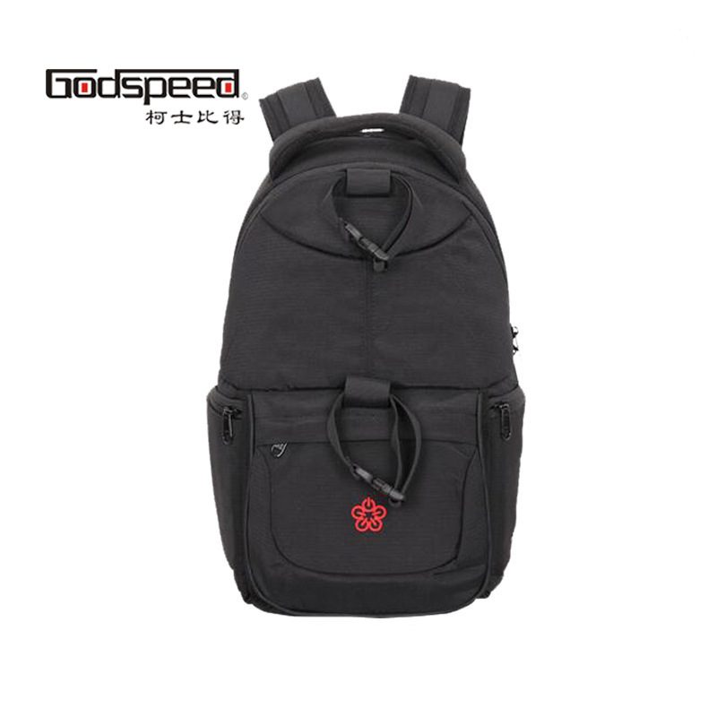 Custom camera backpack exterior product photo
