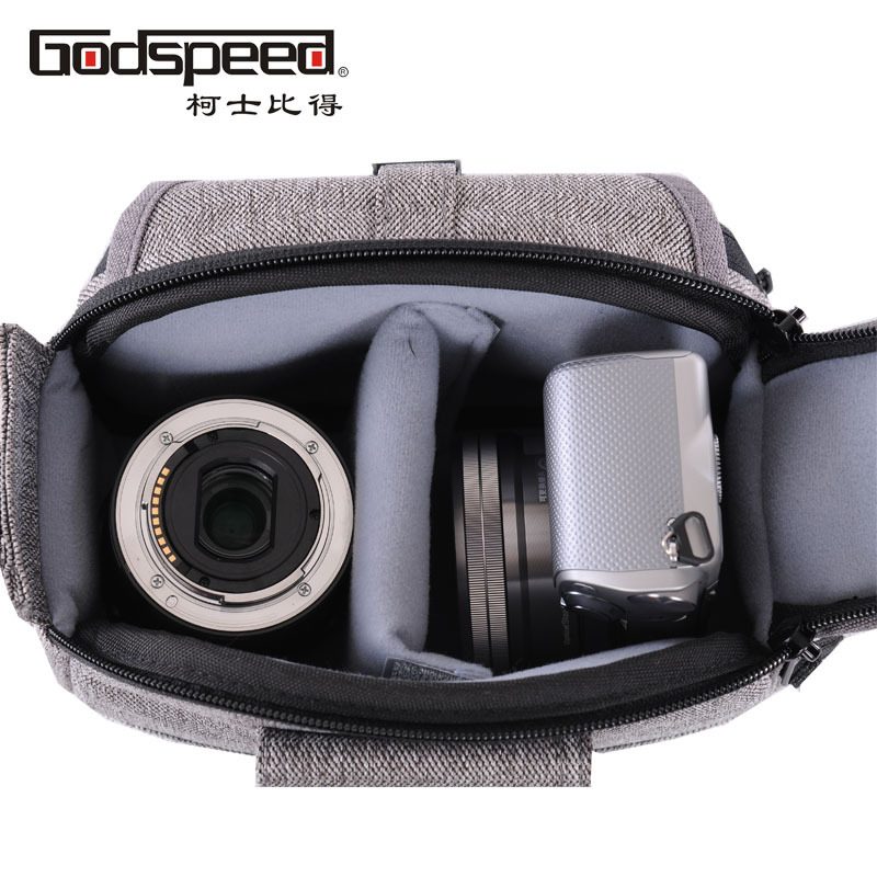 Camera bag padded interior detail