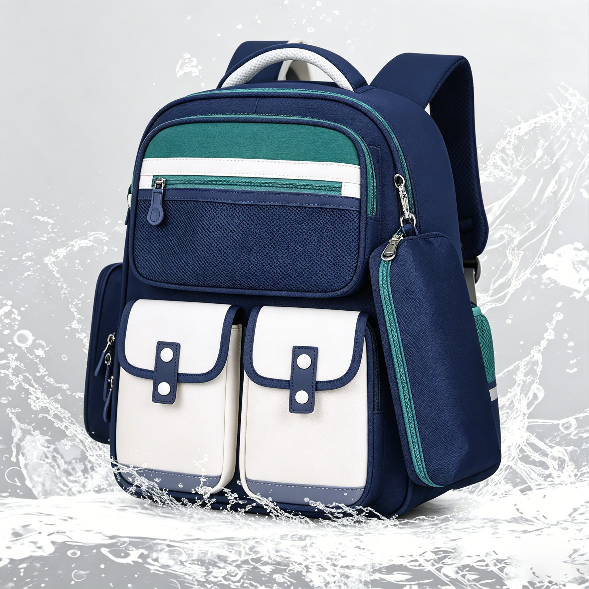 Custom school backpack for brand and wholesale programs
